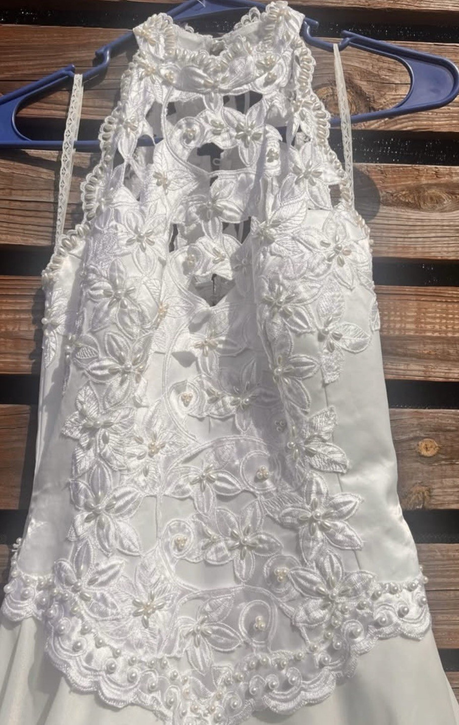De Villiers Designer Collection Hatfield White Vintage Wedding Dress (READ DESC)