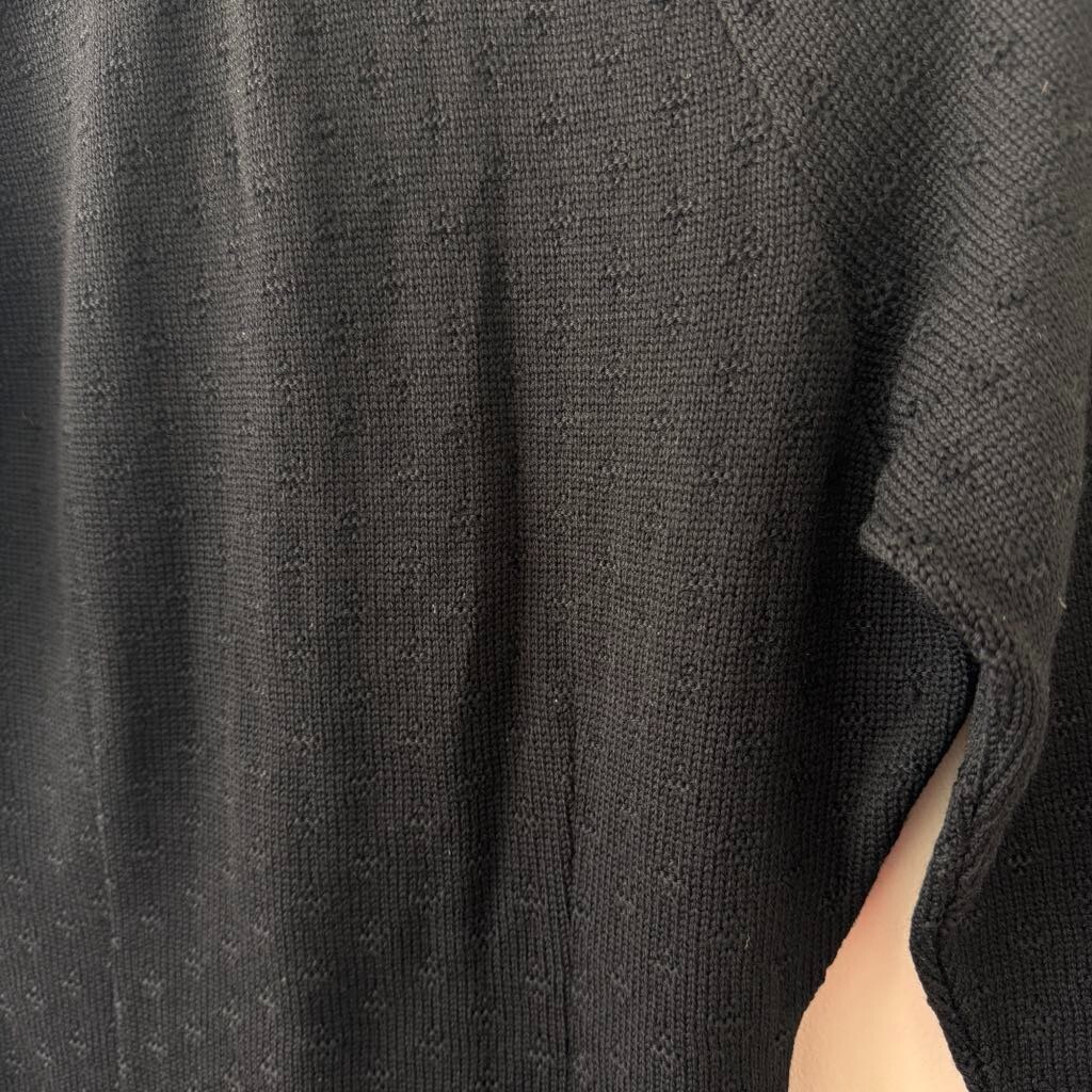 VINTAGE California Sportswear Snyderknit Dress – Womens Sz 4-6 – Black – 1940s