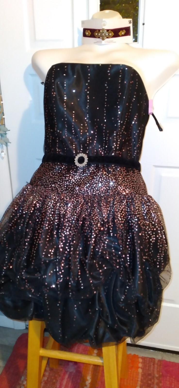 VINTAGE JESSICA MCCLINTOCK 7/8 PROM GRADUATION PARTY WEDDING DRESS NWD EXTRAS