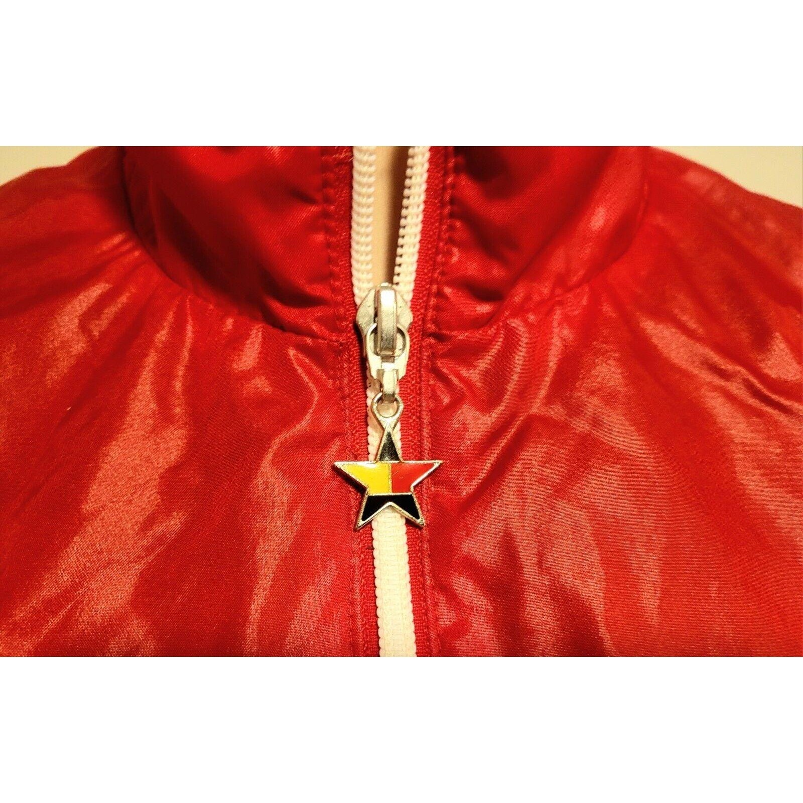 Vintage Y2K Tommy Jeans Cropped Full Zip Windbreaker Womens Size XL Hilfiger