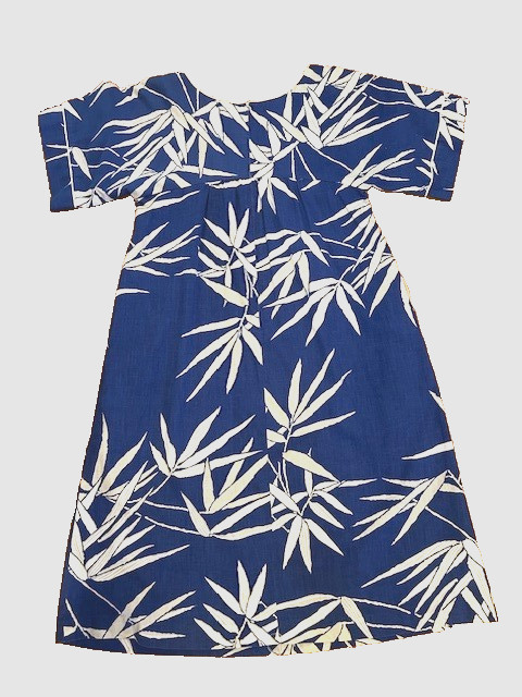 Tsark Hawaii Vtg 70’s Dress 9/10 Blue White Asian Inspo Pockets Zip Piping A-Lin