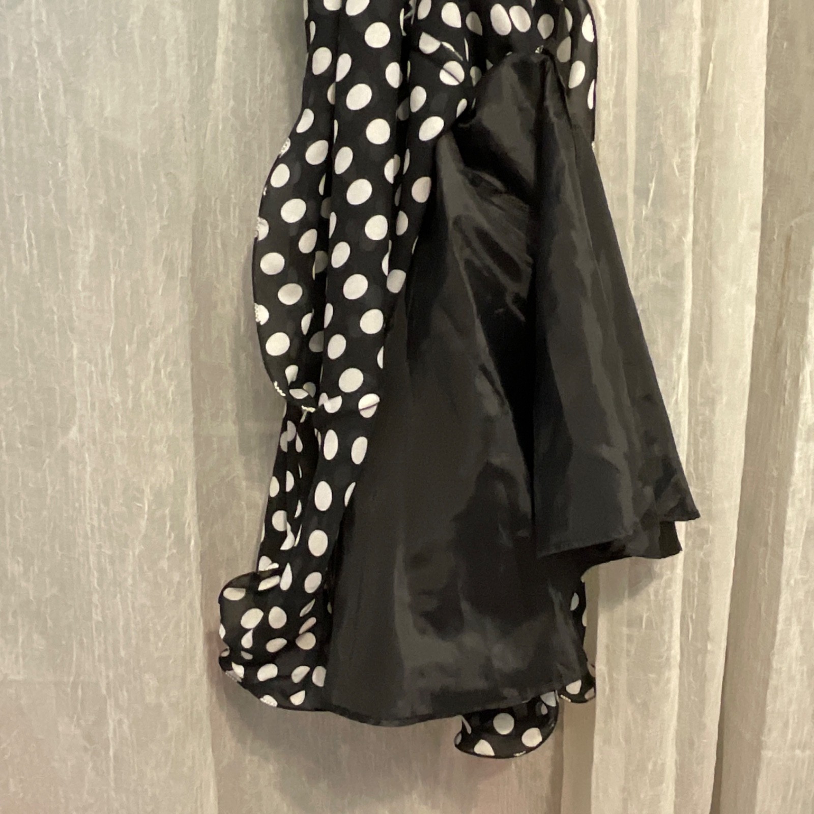 Vintage Rockabilly 70’s Swing Style Polka Dot Flare Dress