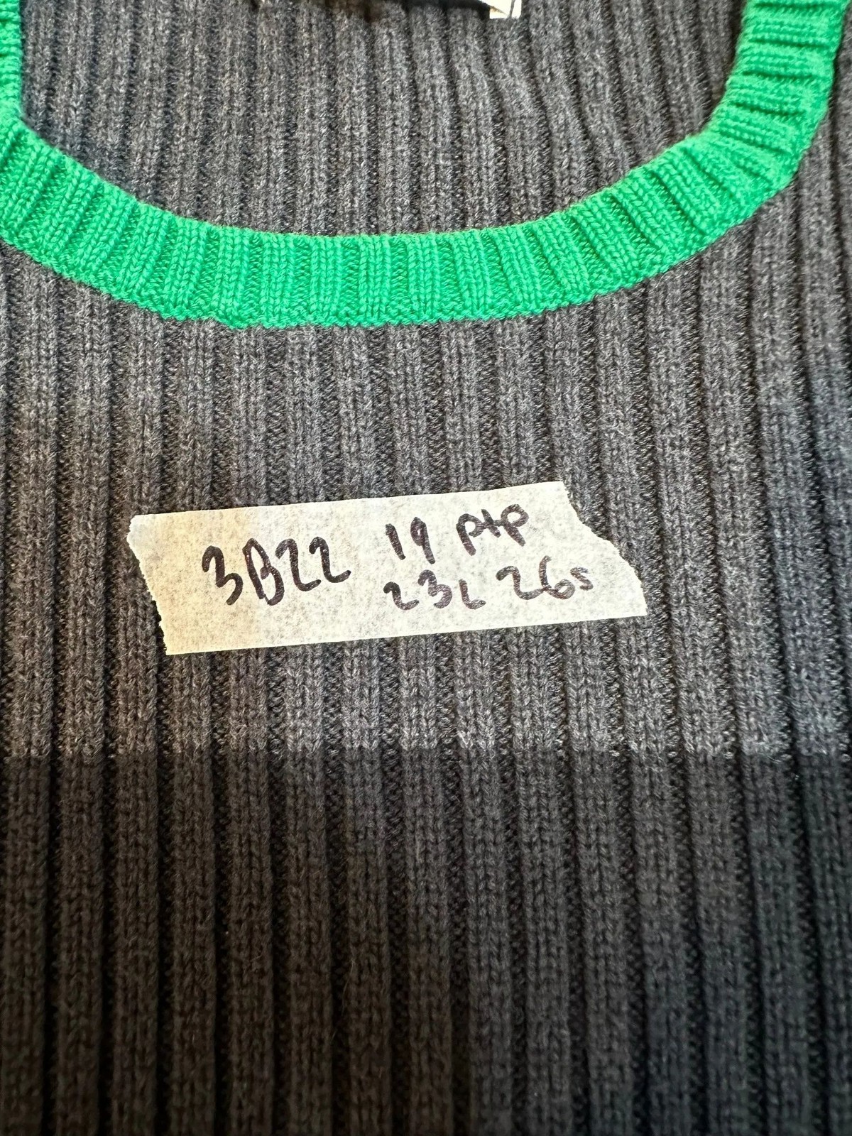 RARE Tommy Hilfiger Womens Sweater L JAPAN Y2K Rainbow Stripe Ribbed Knit Cotton