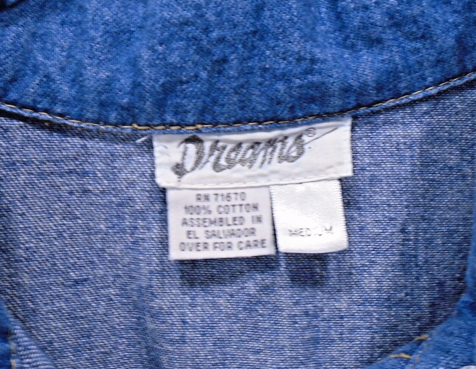 Vintage 80s Dreams Bling Studded Southwestern Denim Jumpsuit Cowgirl Rodeo MD