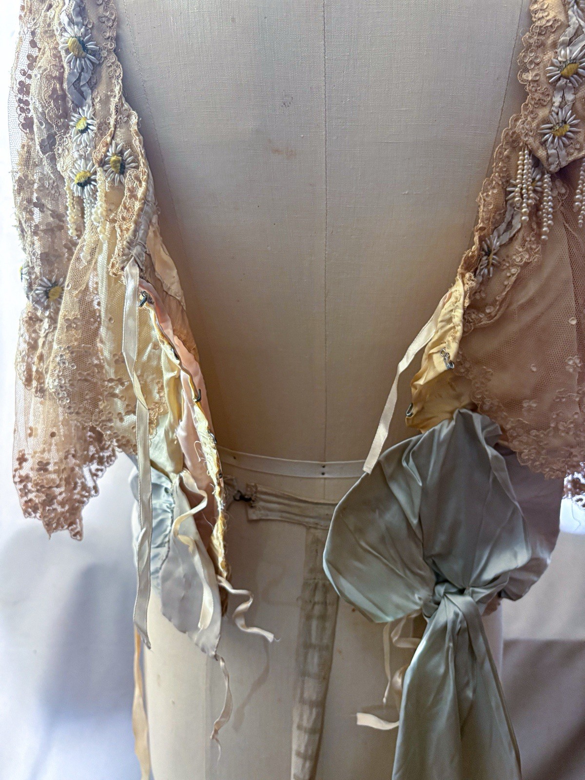 Antique dress bodice Edwardian 1900s Mrs. Donovan NYC – Couture