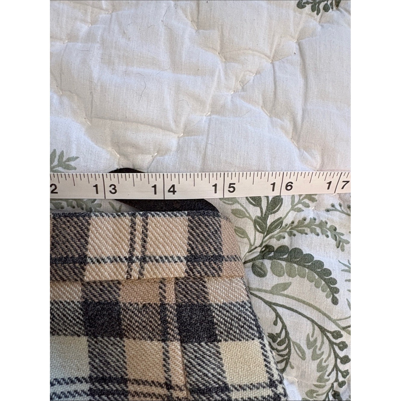 Vintage 100% Wool Scottish Plaid Scotland Kilt Pleated Midi Skirt size 38