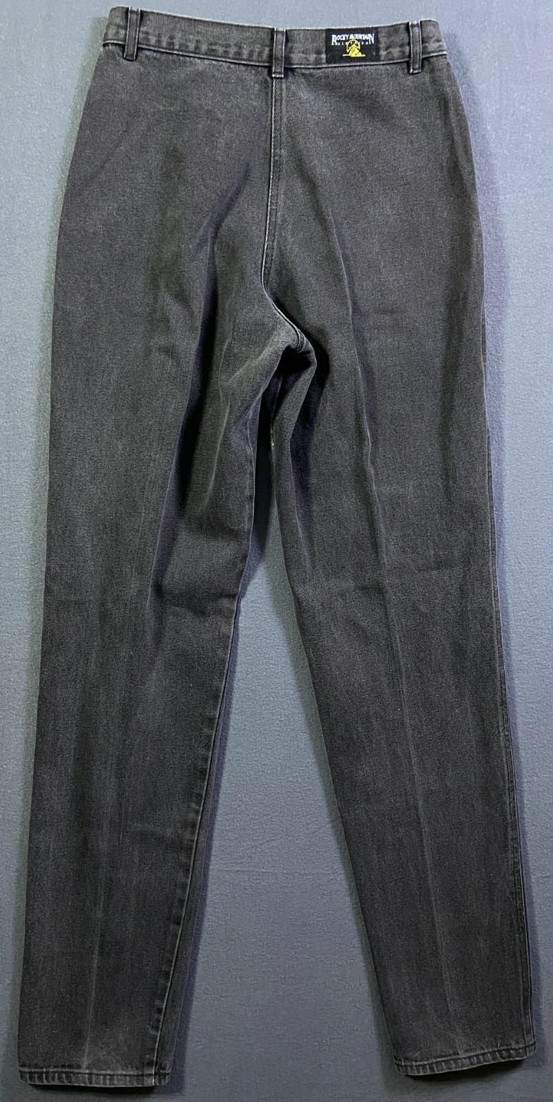 Rocky Mountain Jeans Bare Back Front Buckle High Rise 31/11 x 35 80s 90s VTG EUC