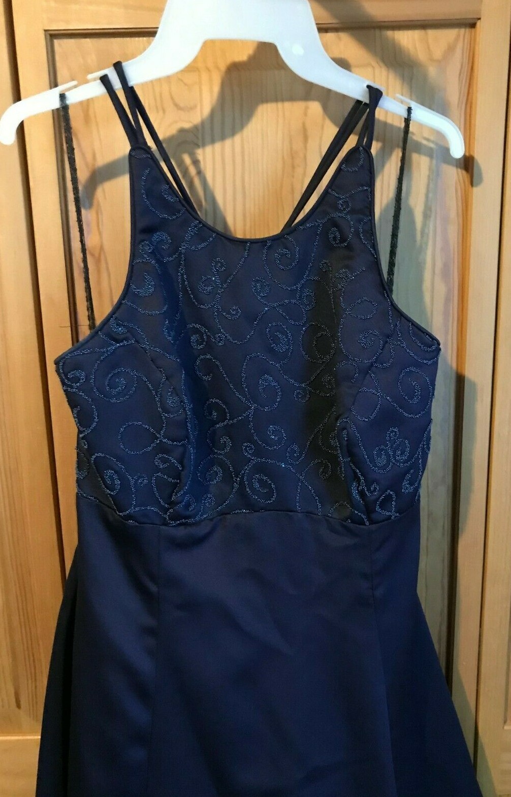 BE SMART VTG 11-12 Purple Sleeveless Beaded lined Floor Length Evening Gown