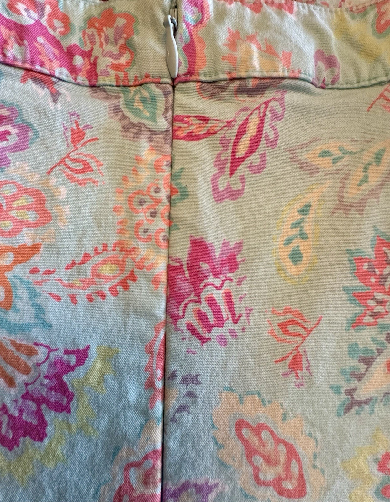 VTG SIGRID OLSEN SPORT Cottage Core Blue Floral Sundress Cotton & Spandex (12P)