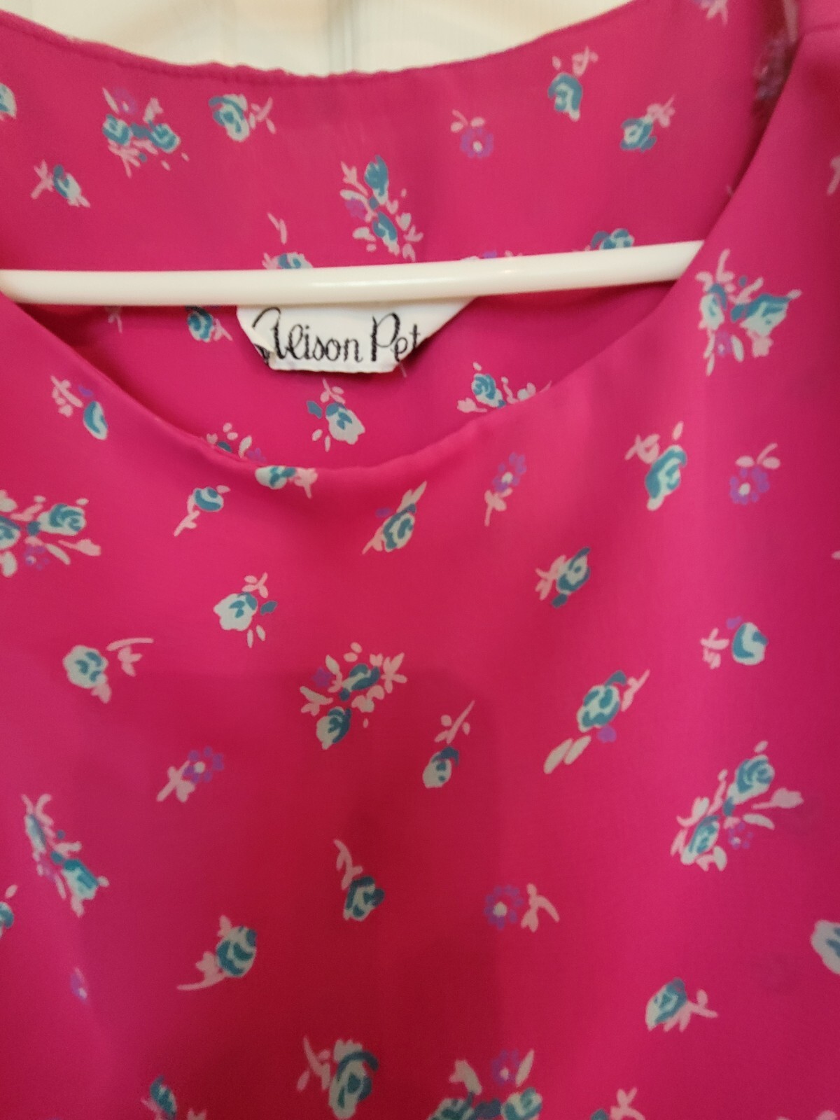 Vtg 80’s Alison Peters Women’s Midi Dress Sz S