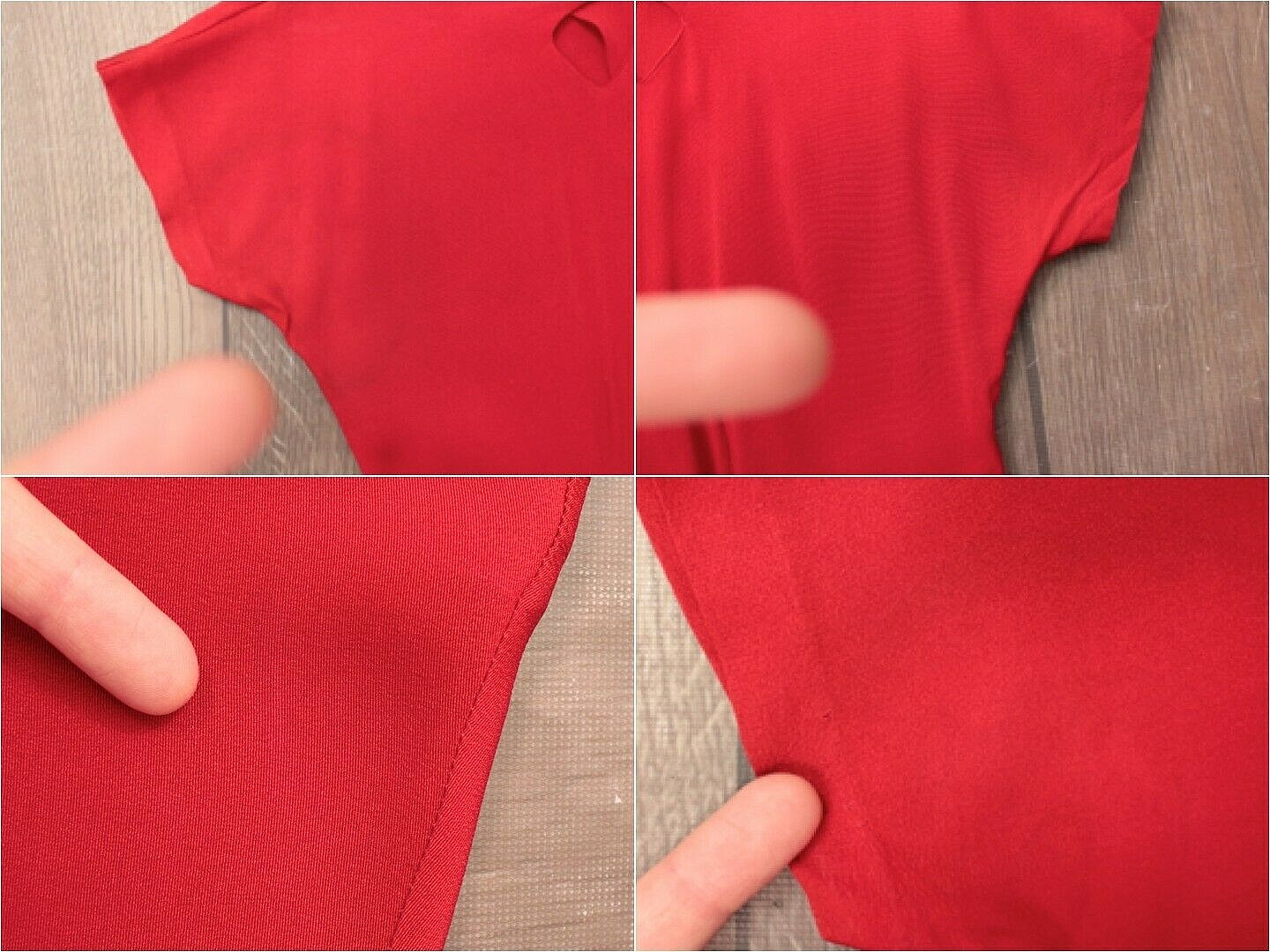 Vtg Women’s 50s Red Rayon Keyhole Neckline Dress 1950s Pleated Skirt Gay Gibson