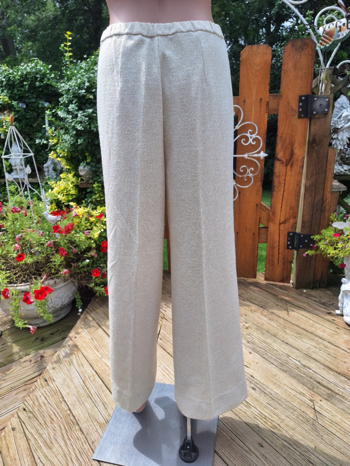 True VTG Mid-century Mod 1970s JCPenney 2 Piece Bell Bottom Pant Suit Blazer M