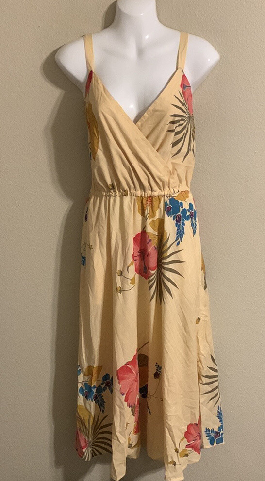 Vintage handmade Hawaiian/tropical print midi sundress 8