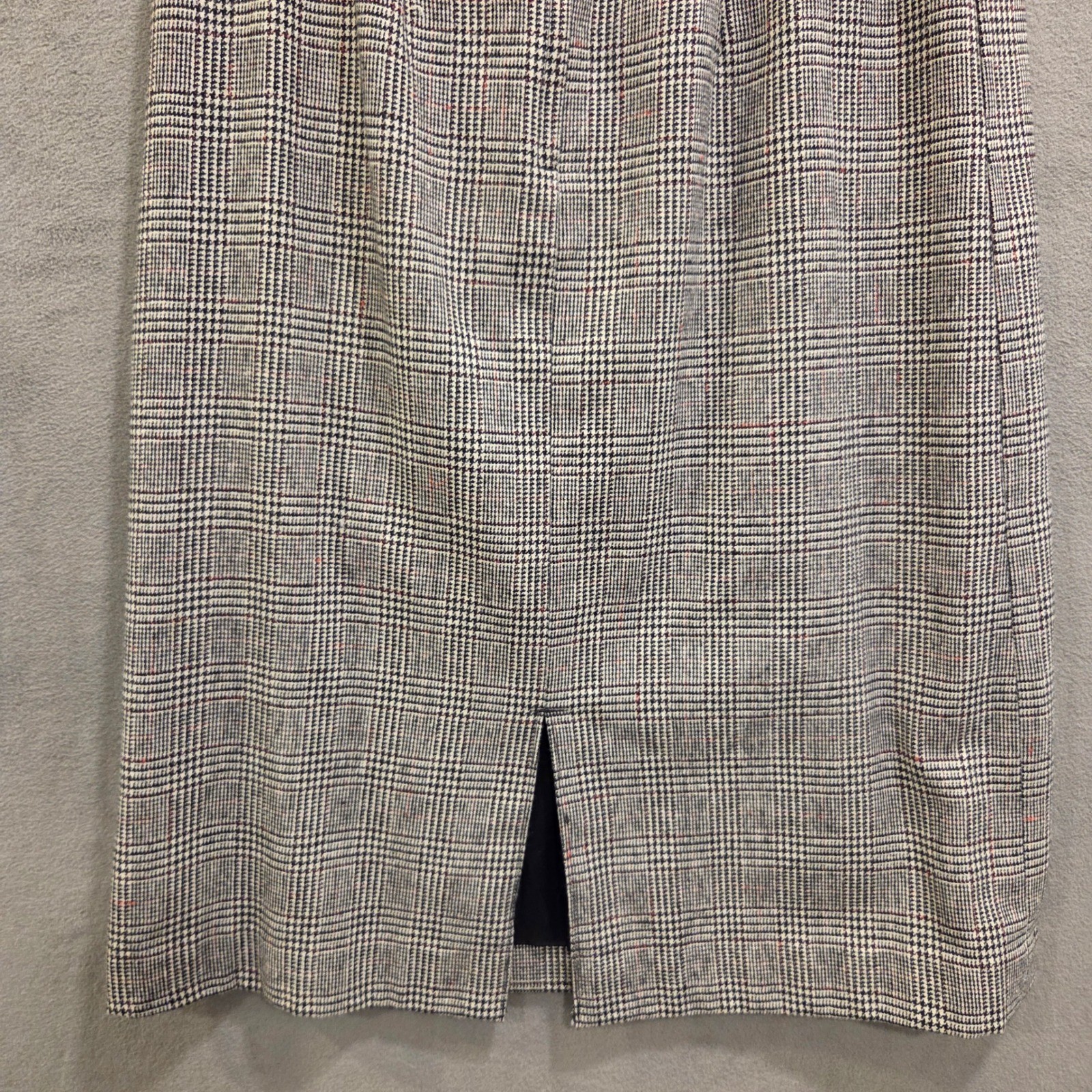 Vintage Gilmor Glen Check Plaid Pencil Skirt Women Size 10 Dark Academia Preppy