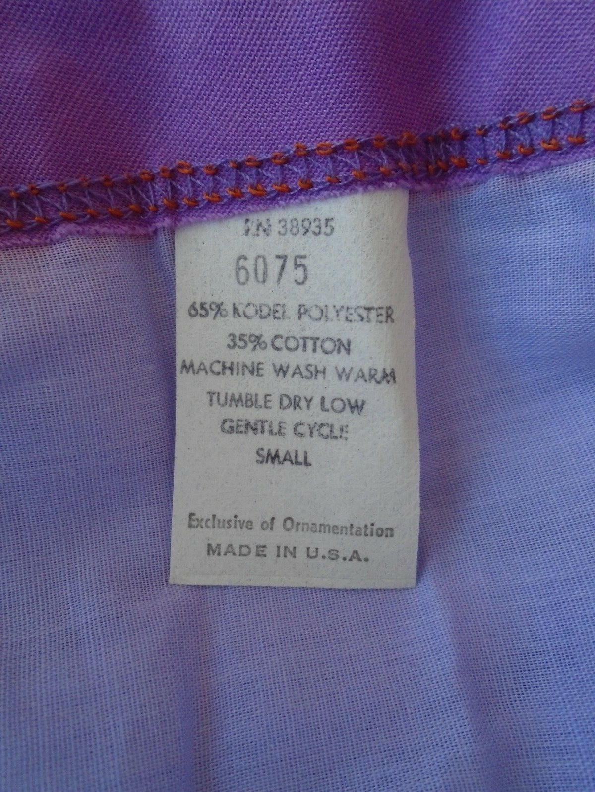 Vintage 1960s 70s NOS Springmaid Cotton Hawaiian Dress New Tags Small