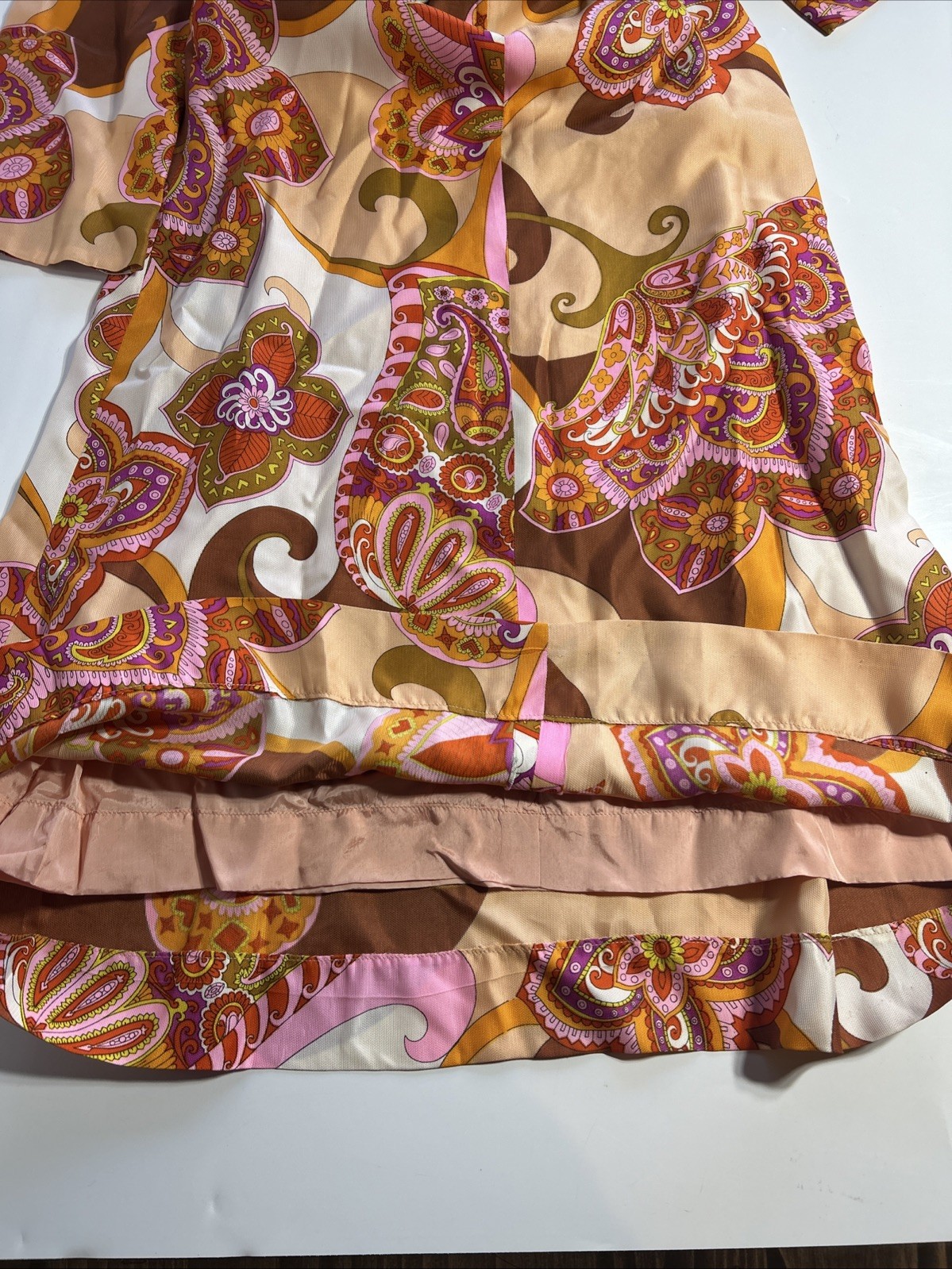 Vintage Tori Richard Honolulu Tropical Floral Psy Retro 60s/70’s Maxi Dress