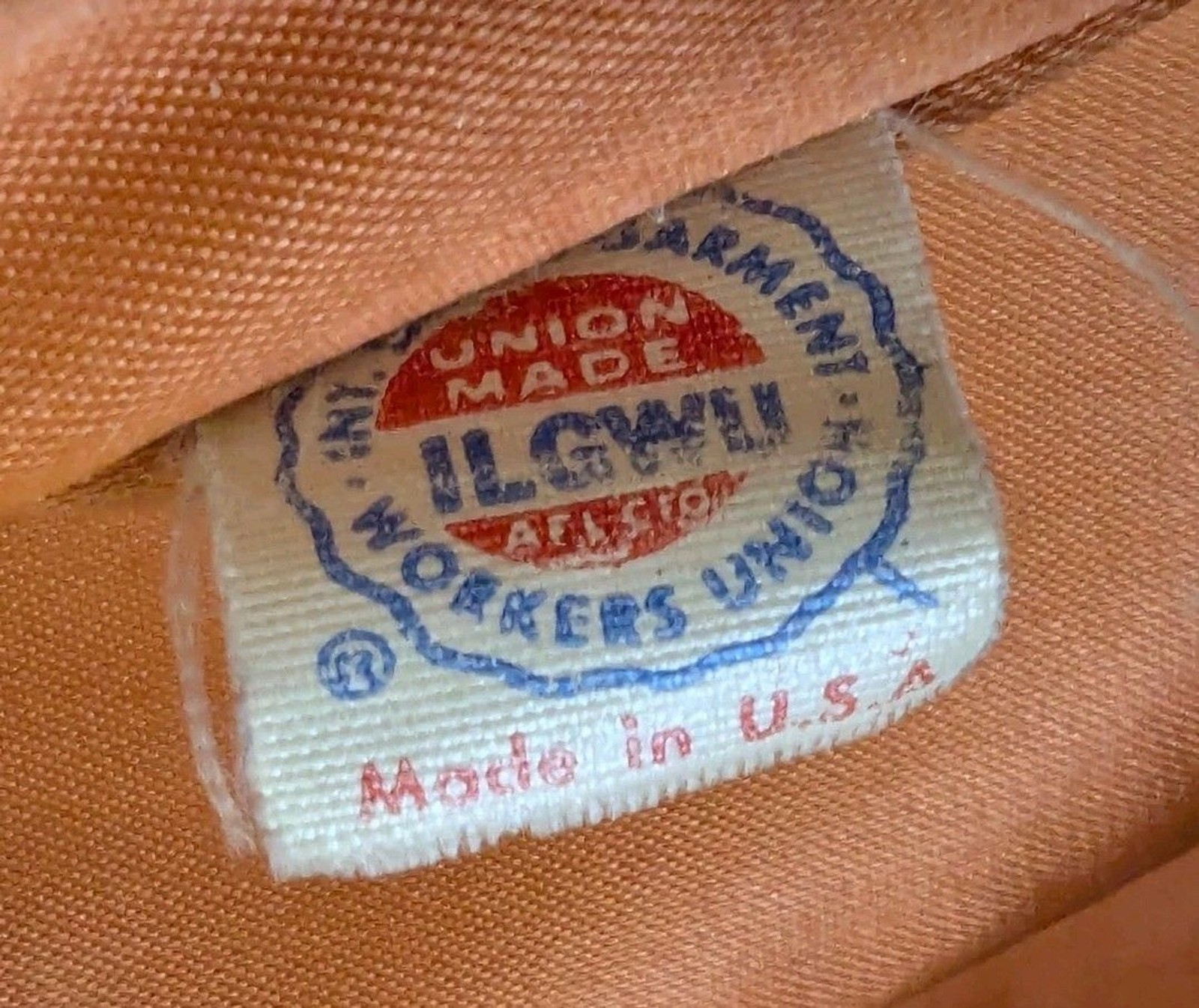 VTG 50s Chinese Cashmere Long Coat Fur Collar Womens XL Carmel Brown USA Made