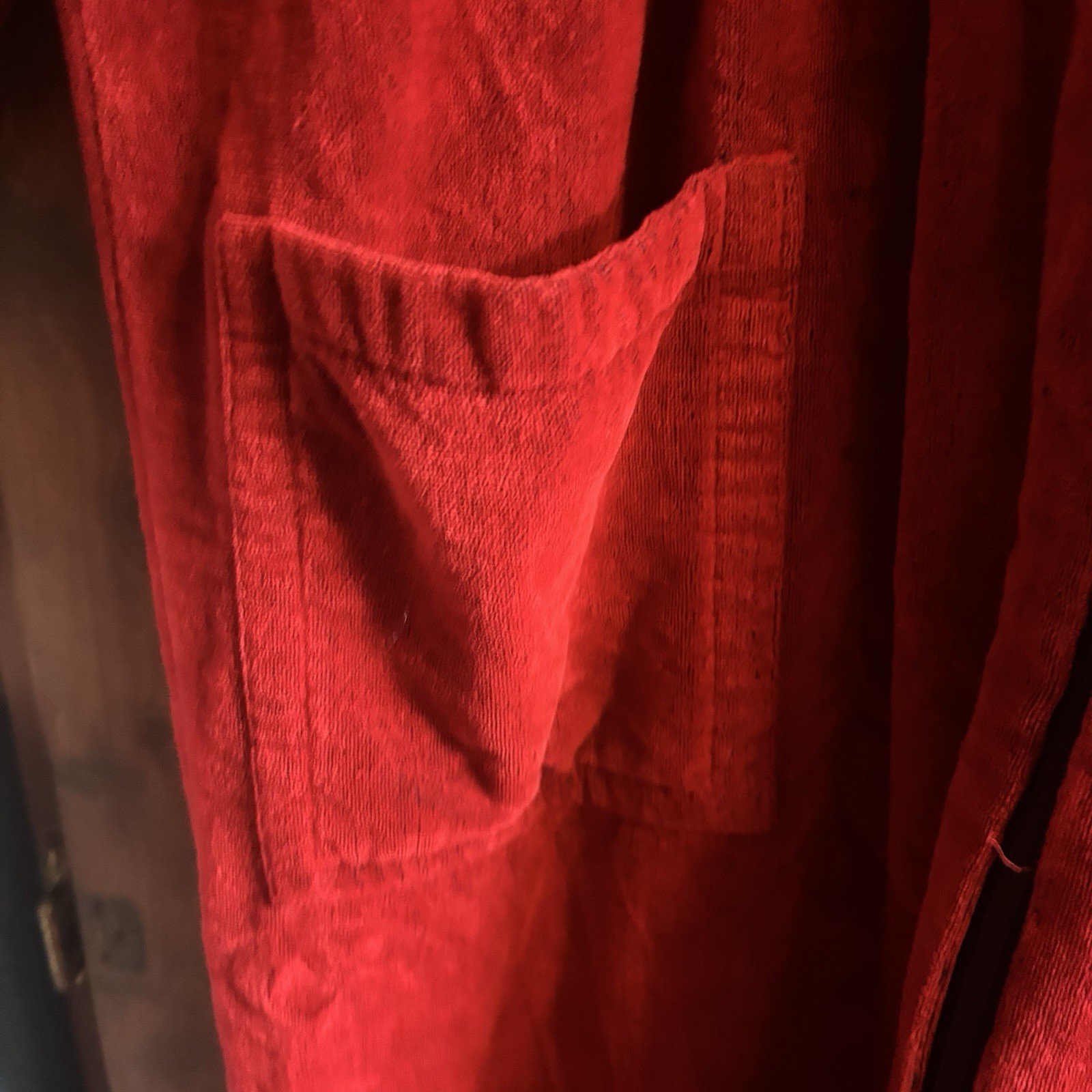 Vintage Japan Yokohama Nana Black Cat Red Robe