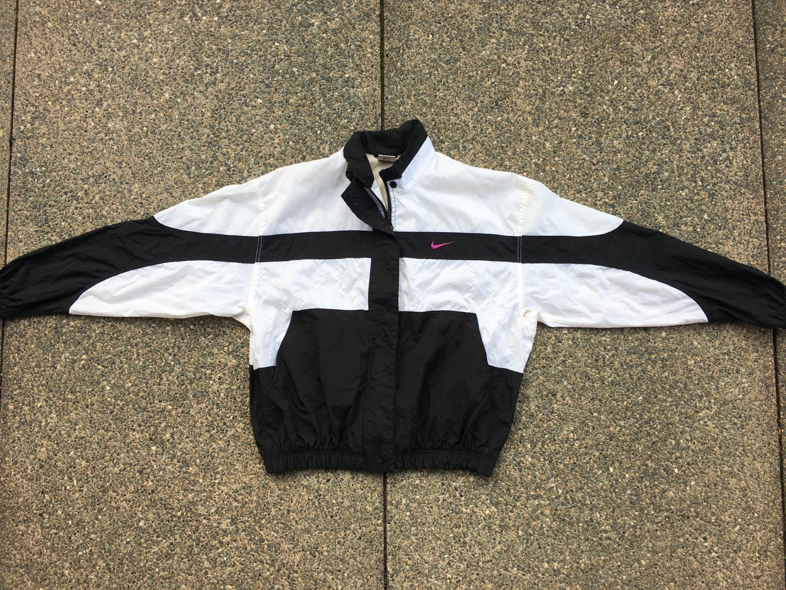 Vtg 90s Nike Jacket Women’s Windbreaker Size XL 16-18 Color Block