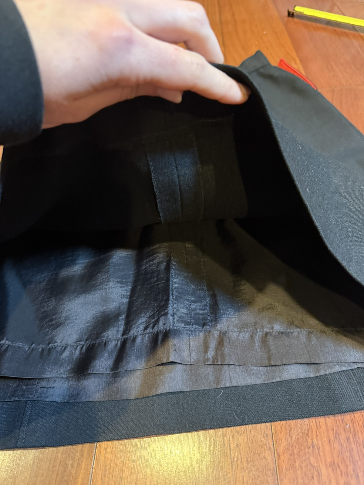 Vintage Black 60’s Pencil Skirt Secretary Style Sz XS/Small Classic