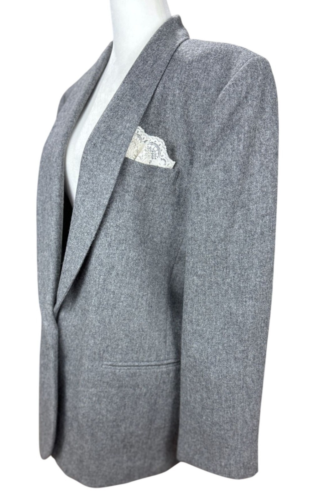 Vintage Norton McNaughton Womens 10 Gary 100% New Wool Winter Chic Blazer Jacket