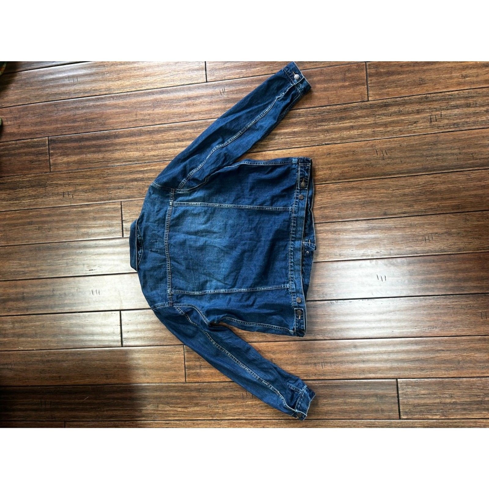 GAP Denim Jacket Large Dark Wash Trucker Jean Jacket 100% Cotton XXL
