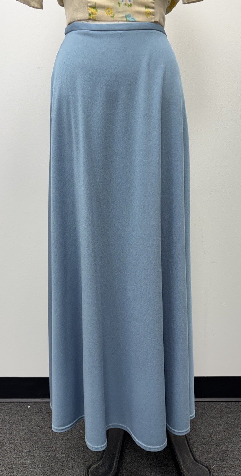 Betsey Johnson Alley Cat Vintage 1970s Baby Blue A-line Skirt