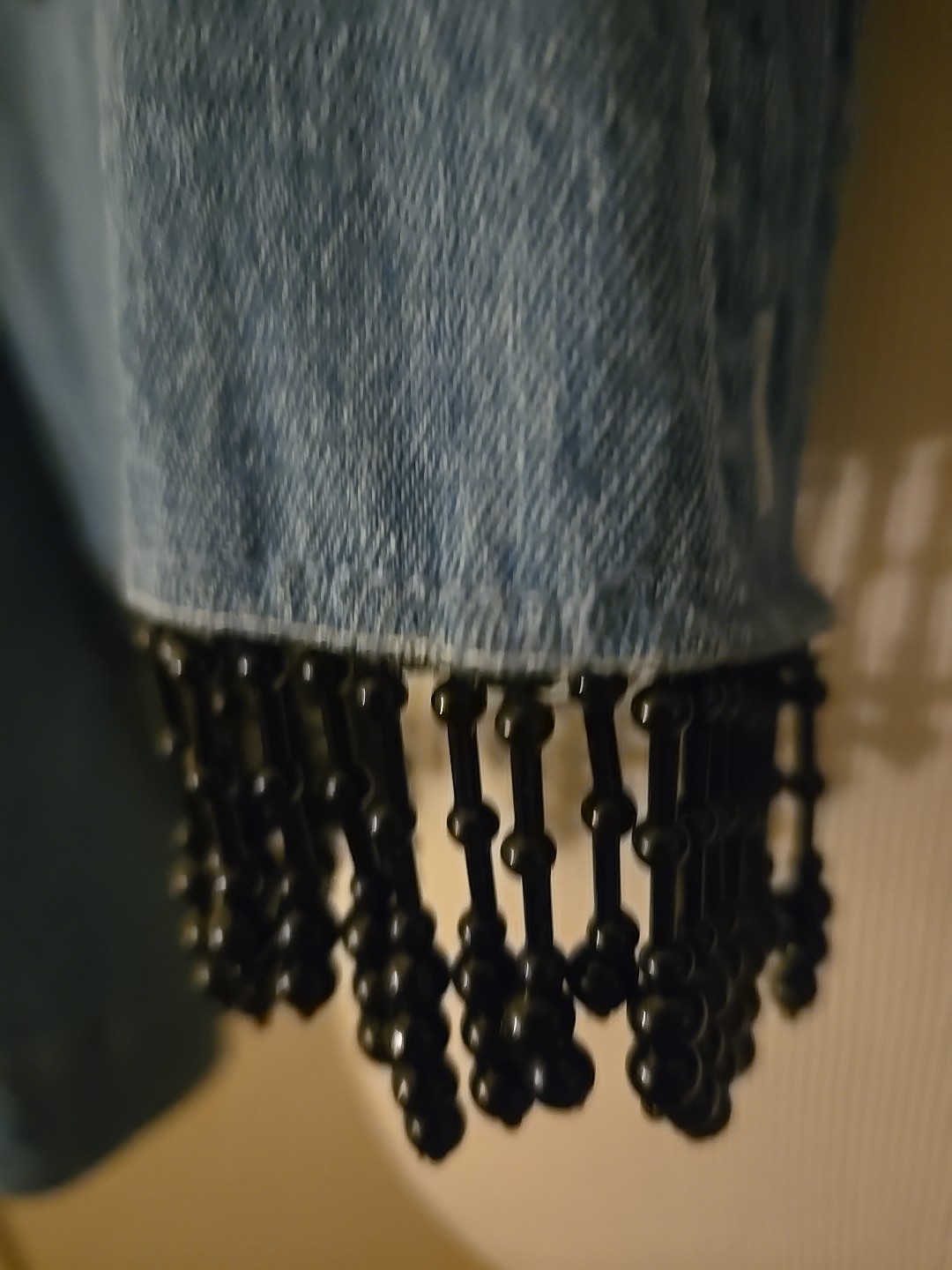 Great Aunt Nina Button Up Custom Made Boutique Fringe Shirt Blouse
