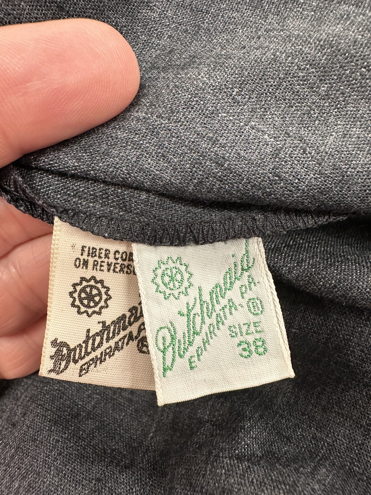 Vintage 70S Dutchmaid Rose Embroidered Jumper