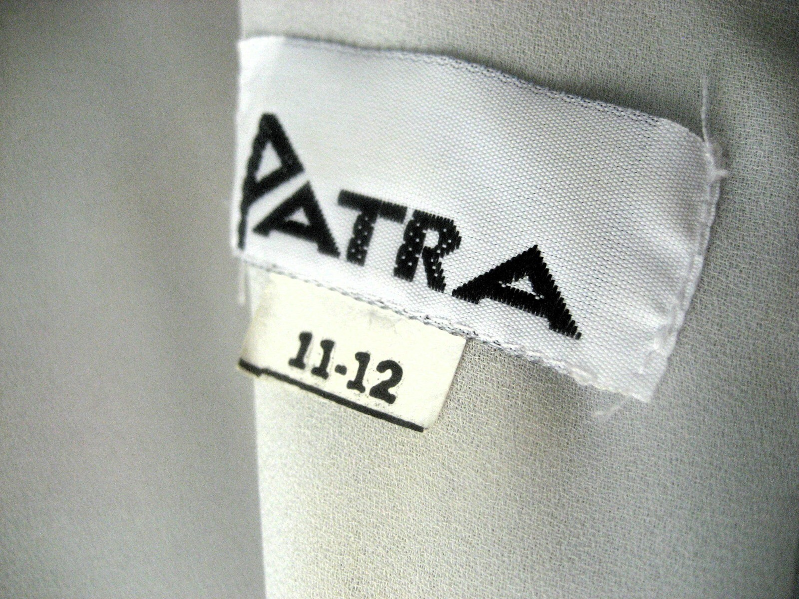 Vintage 1980s Petra Dress Light Grey w/ Silver, Gold, Pink Metallic Threads