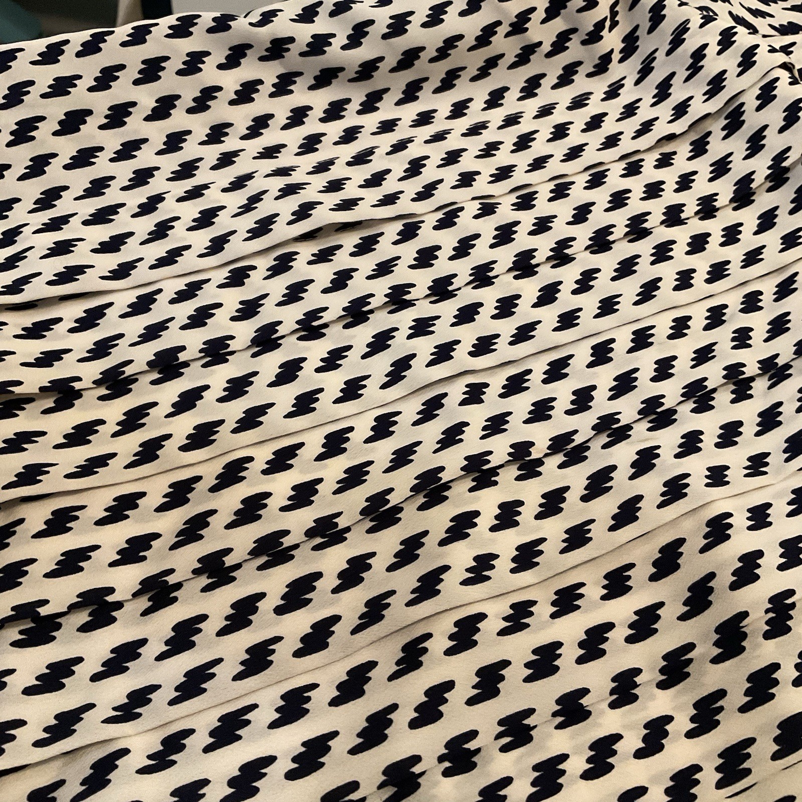 Vintage 1980’s Halston III Skirt Suit in Black And White – Size 10 Shoulder Pads