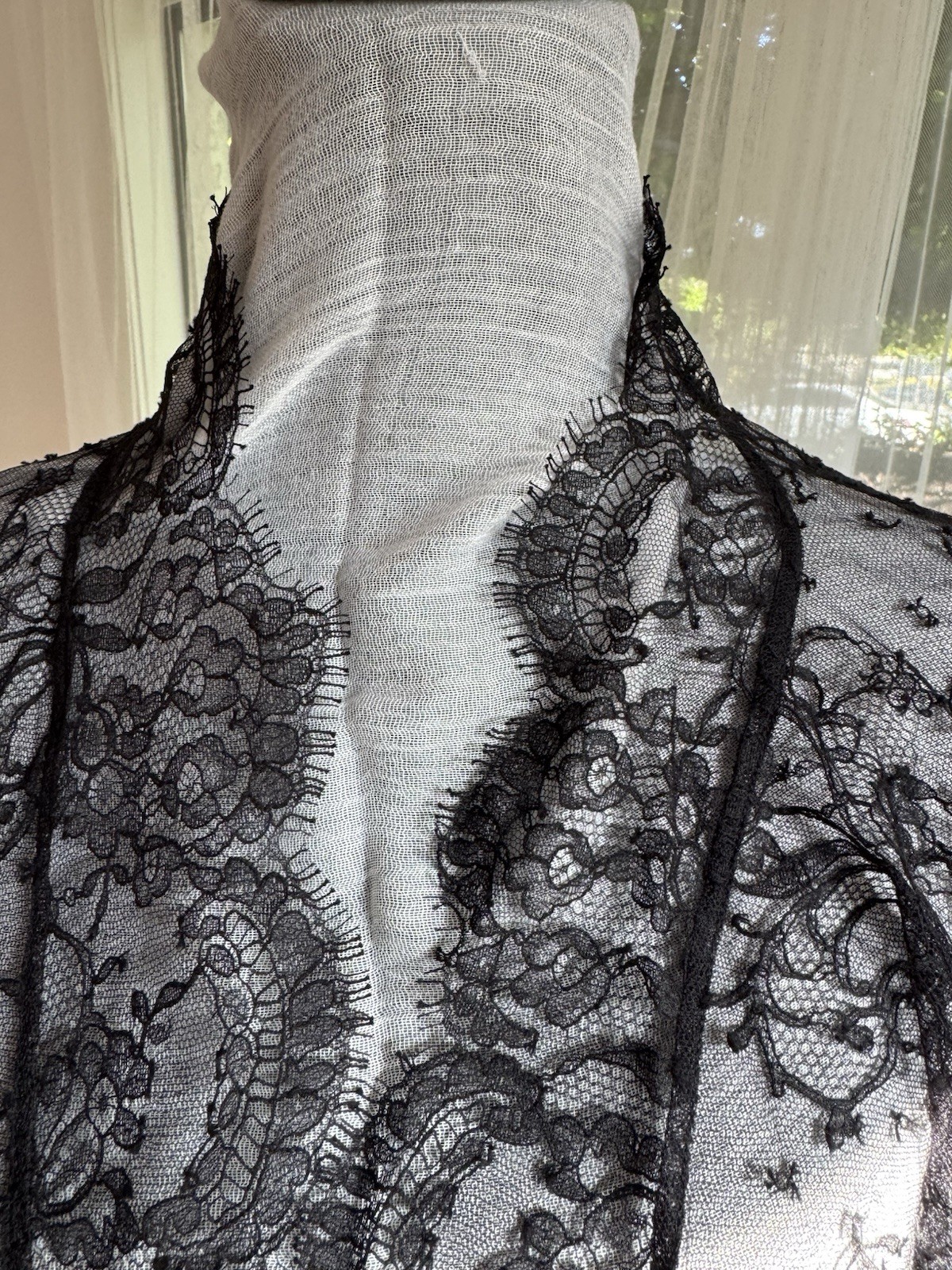 Agent Provocateur Kimono Daniela One Size Black Lace read description