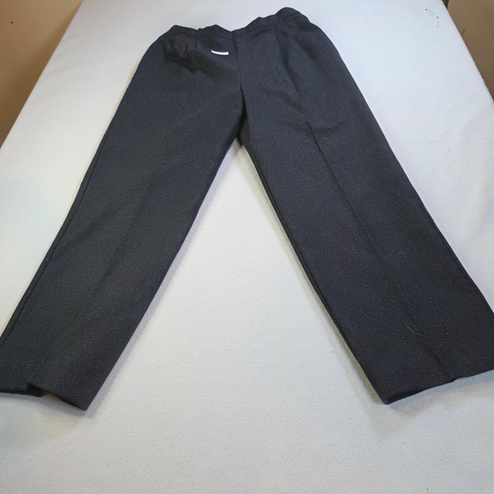Vintage Ms Russ Charcoal Gray High Waisted Trousers Made in USA Size 18W Retro