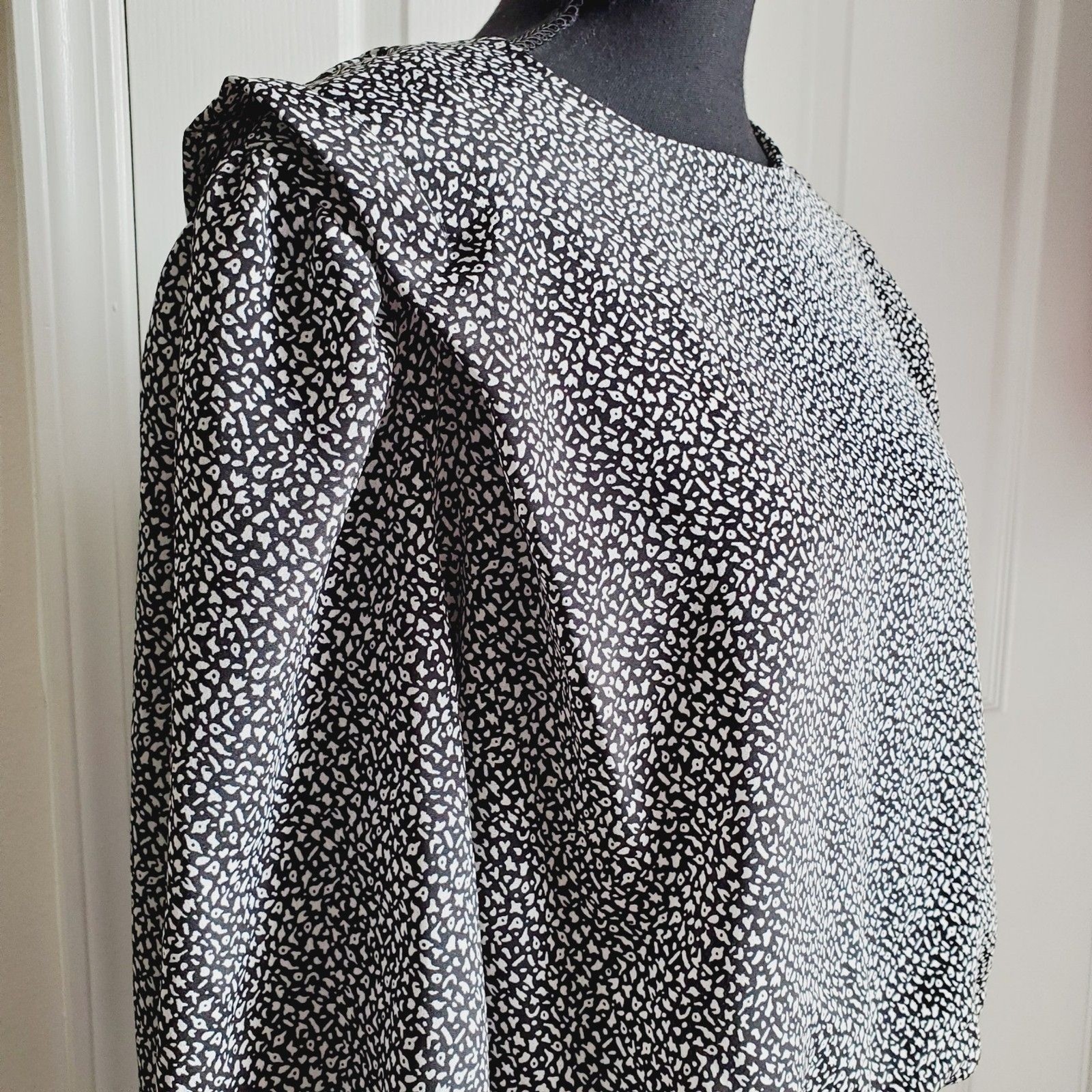Vintage 1980s Shelly Michaels Gray Dress Size XL (15-16)