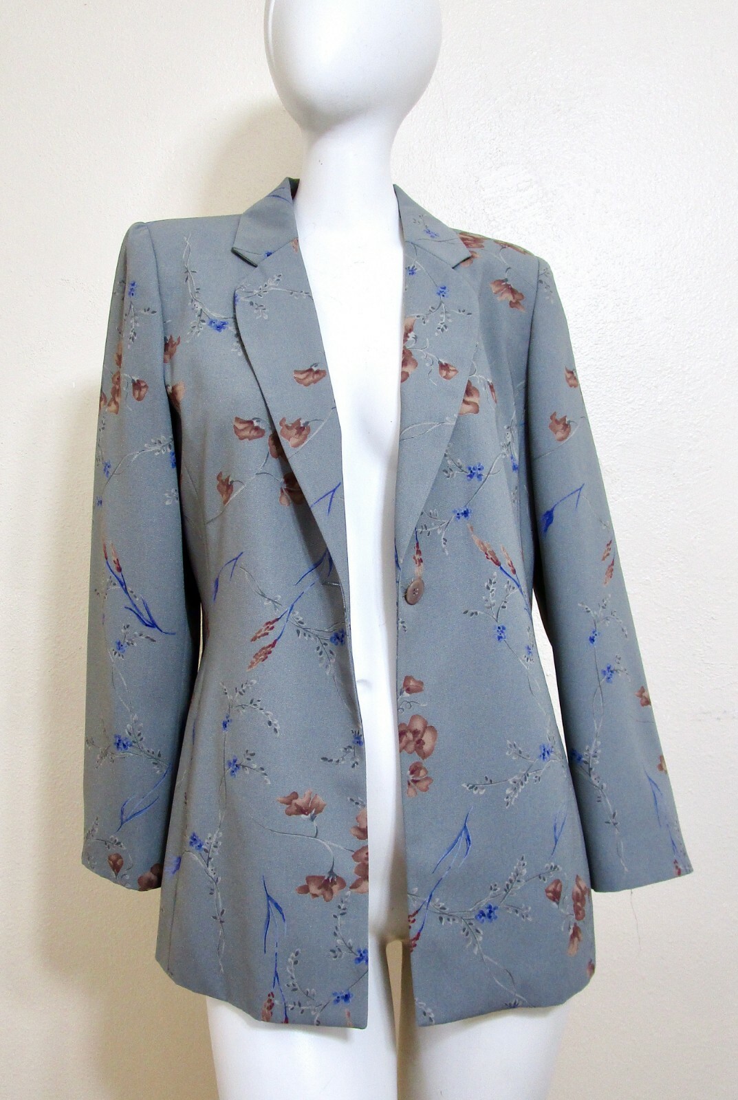 Havre Benard Floral Sage Green Tailored Blazer Jacket 8P