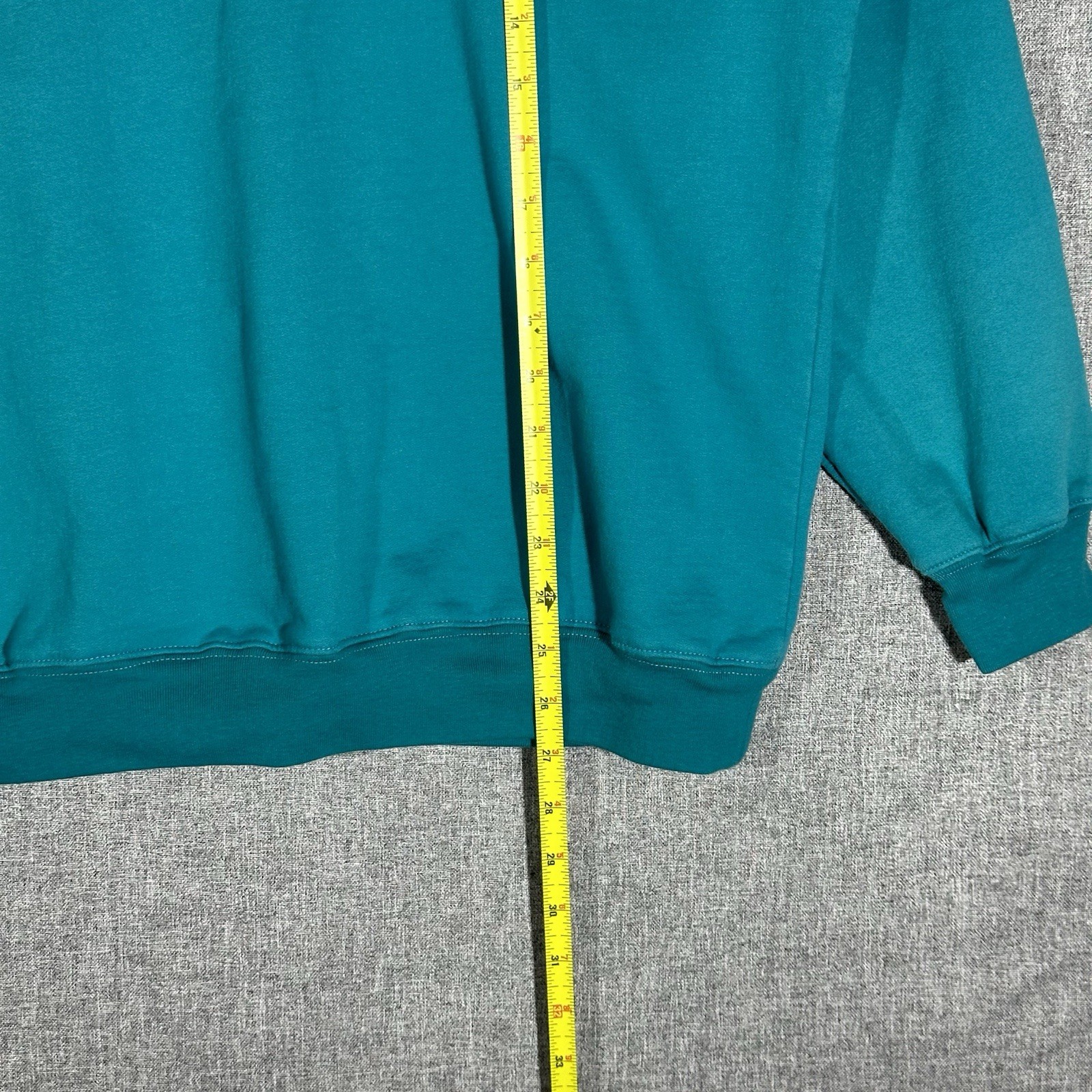 Vintage Teal Grandma/Grandpa Style Sweater Pullover Links