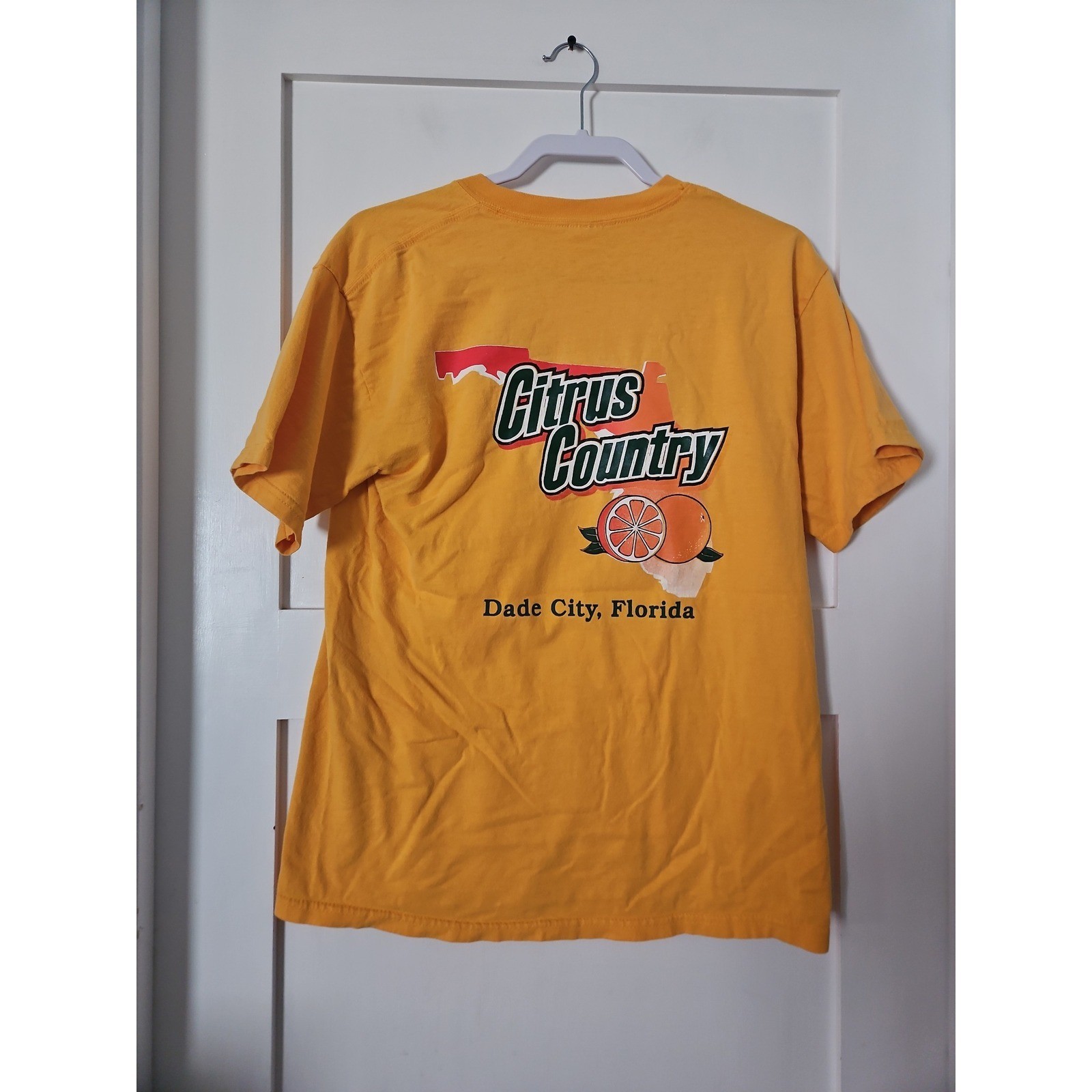 Vintage Y2K Citrus Country Florida Pocket Tee Size M