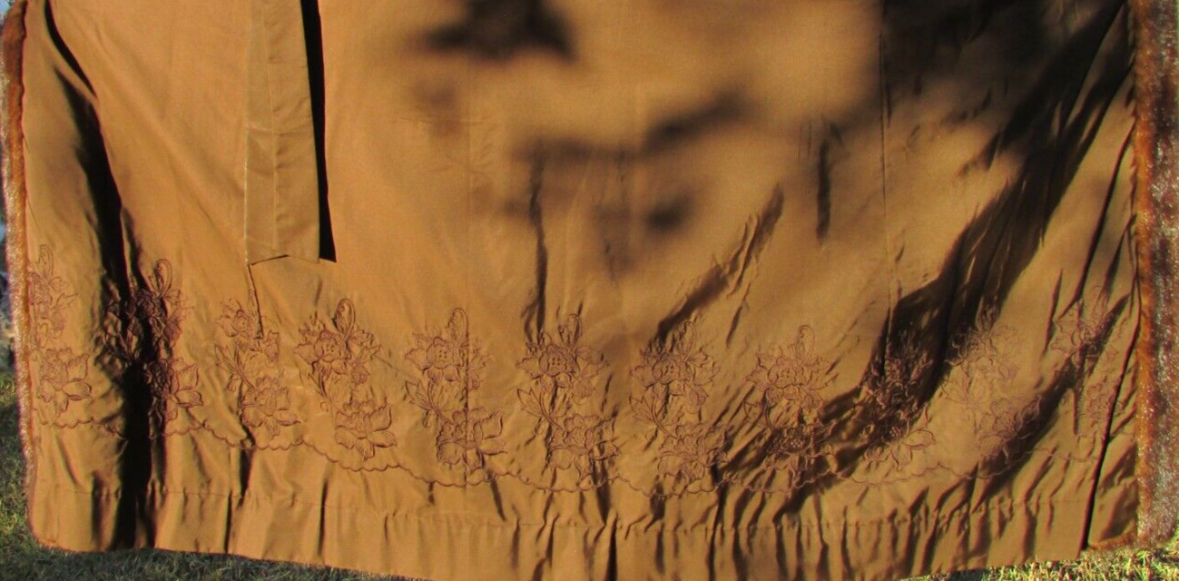 Very Finest Mahogany Full Length Natural Ranch Mink Fur Coat HENIG FURS 53″ long