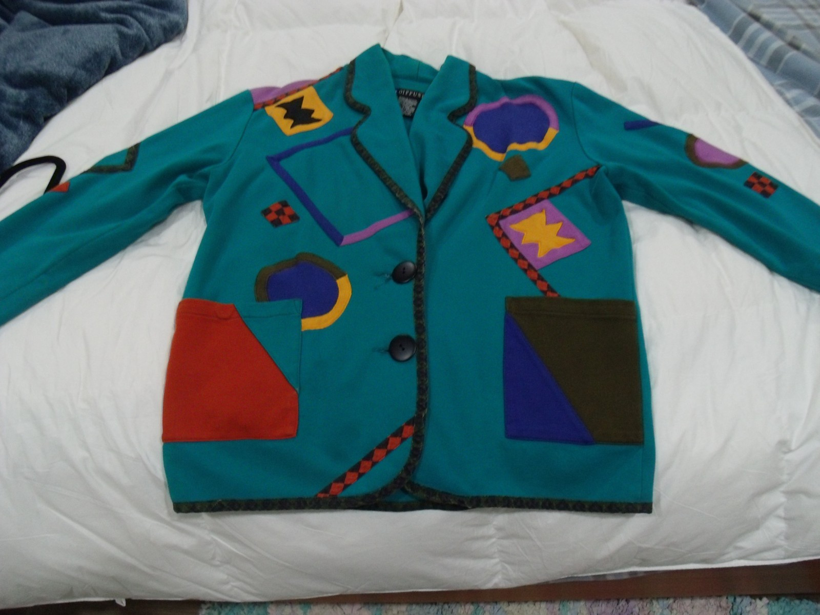 I.B Diffusion 1992 Women’s Wearable Art Blazer S