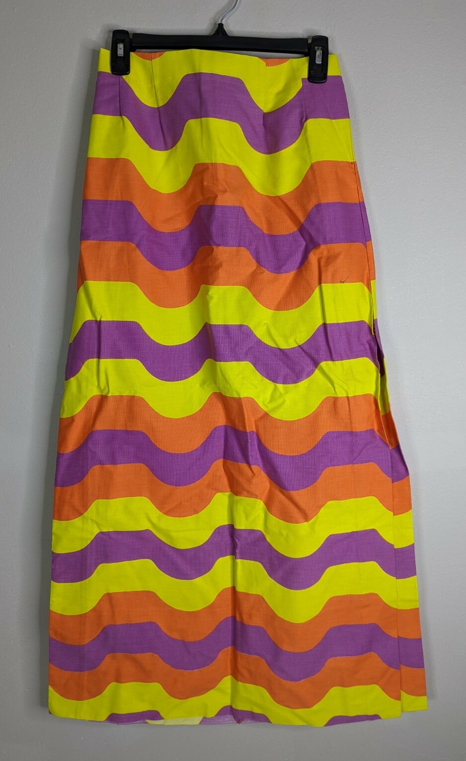 Vintage 60’s/70’s stripe Maxi Skirt Women’s Size 0/2 25-26″ Waist XS
