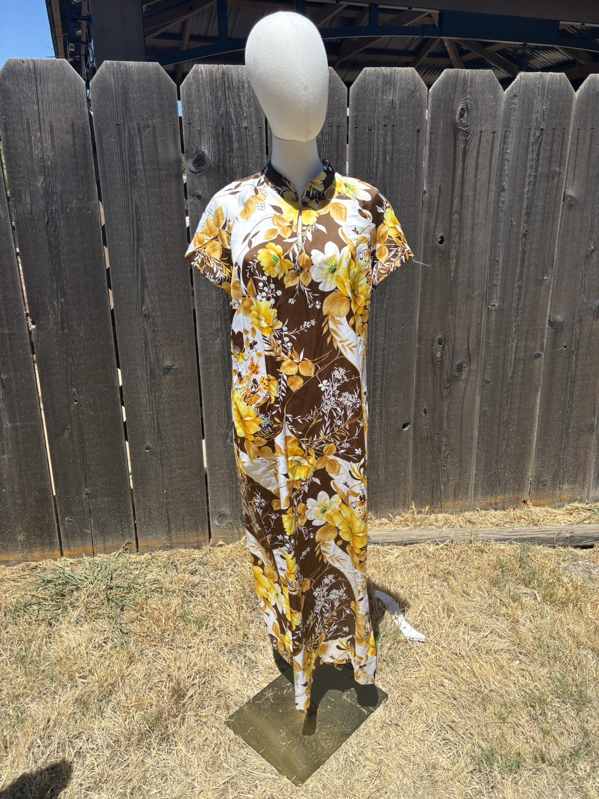 Vtg Lot Of 4 Hawaiian Dresses 60’s/70’s Barkcloth Cotton Volup Hilo Hattie