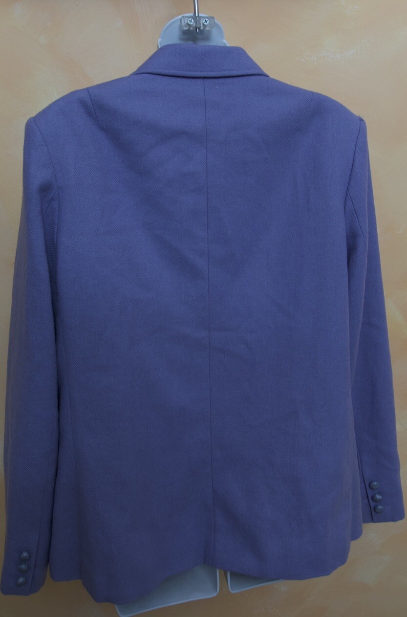 Vintage Lavender Blazer – Made in Japan, Size Medium, 65% Polyester & 35% Wool
