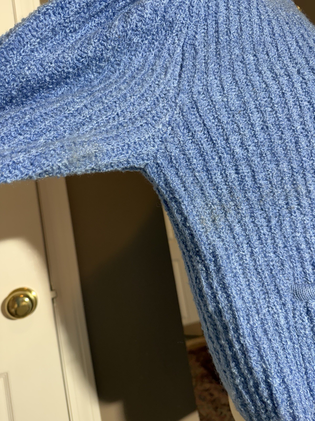 Tanner XL Acrylic Light Blue Sweater (vintage New Old Stock, 90s)