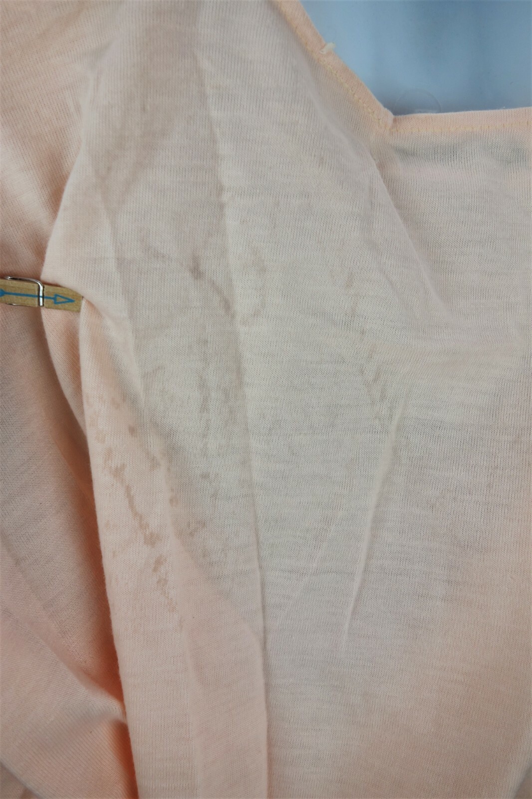 Large Shenanigans Peach Vtg 80s Retro Top Pullover Shirt New DeadStock