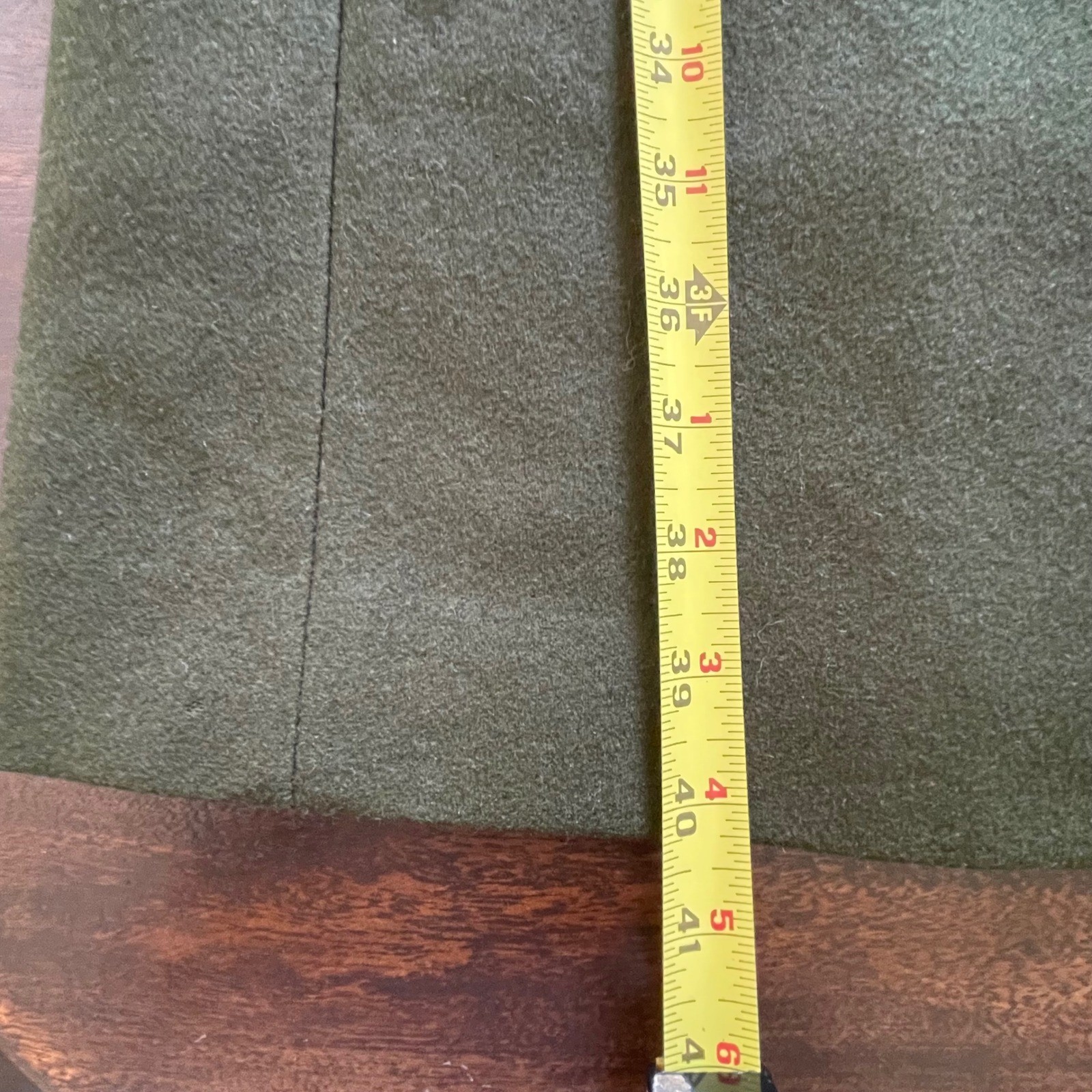 Salko Austria Tiroler Loden Wool Coat Forest Green Vintage A-Line Crest Buttons