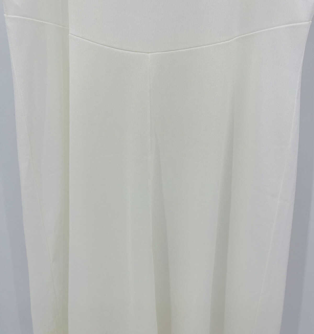 Vintage Vassarette Nylon Crepelon Full Slip Ivory Lace Trim Size A 34
