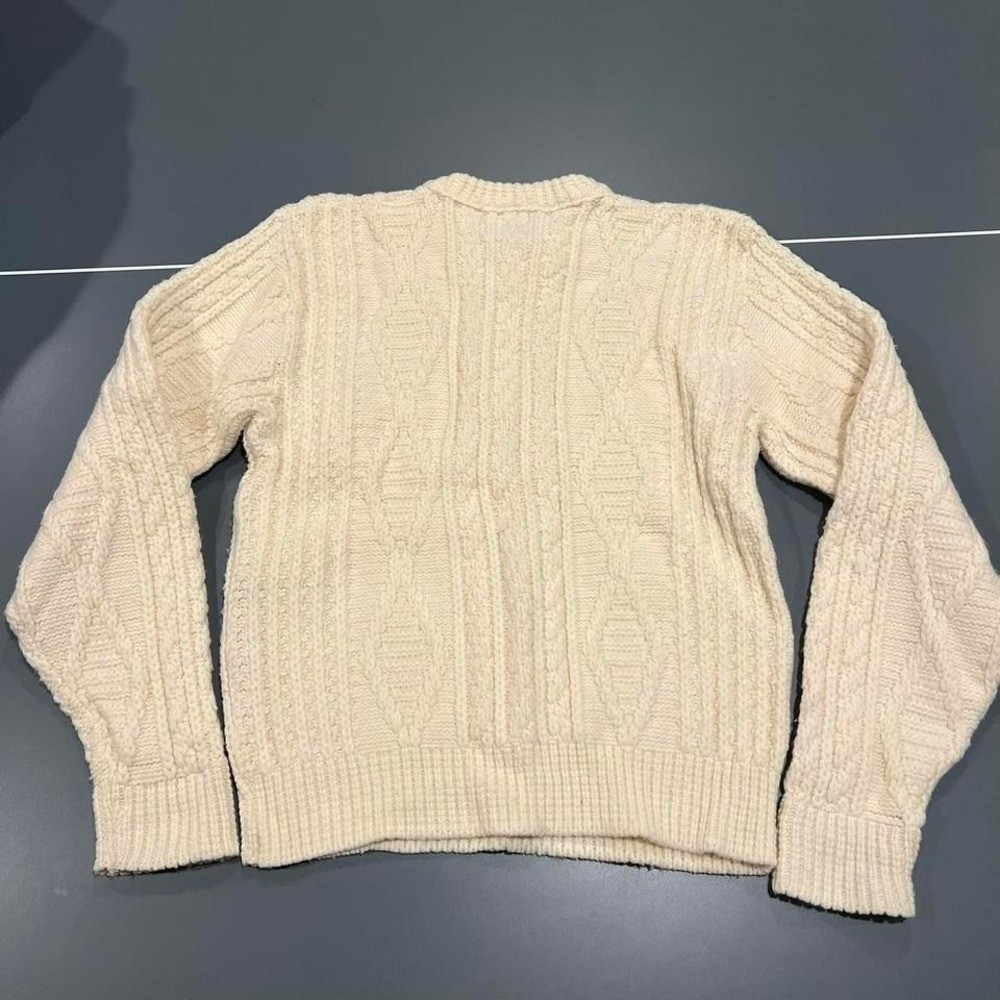 Vintage 1980s JC Penney cable knit wool sweater Medium