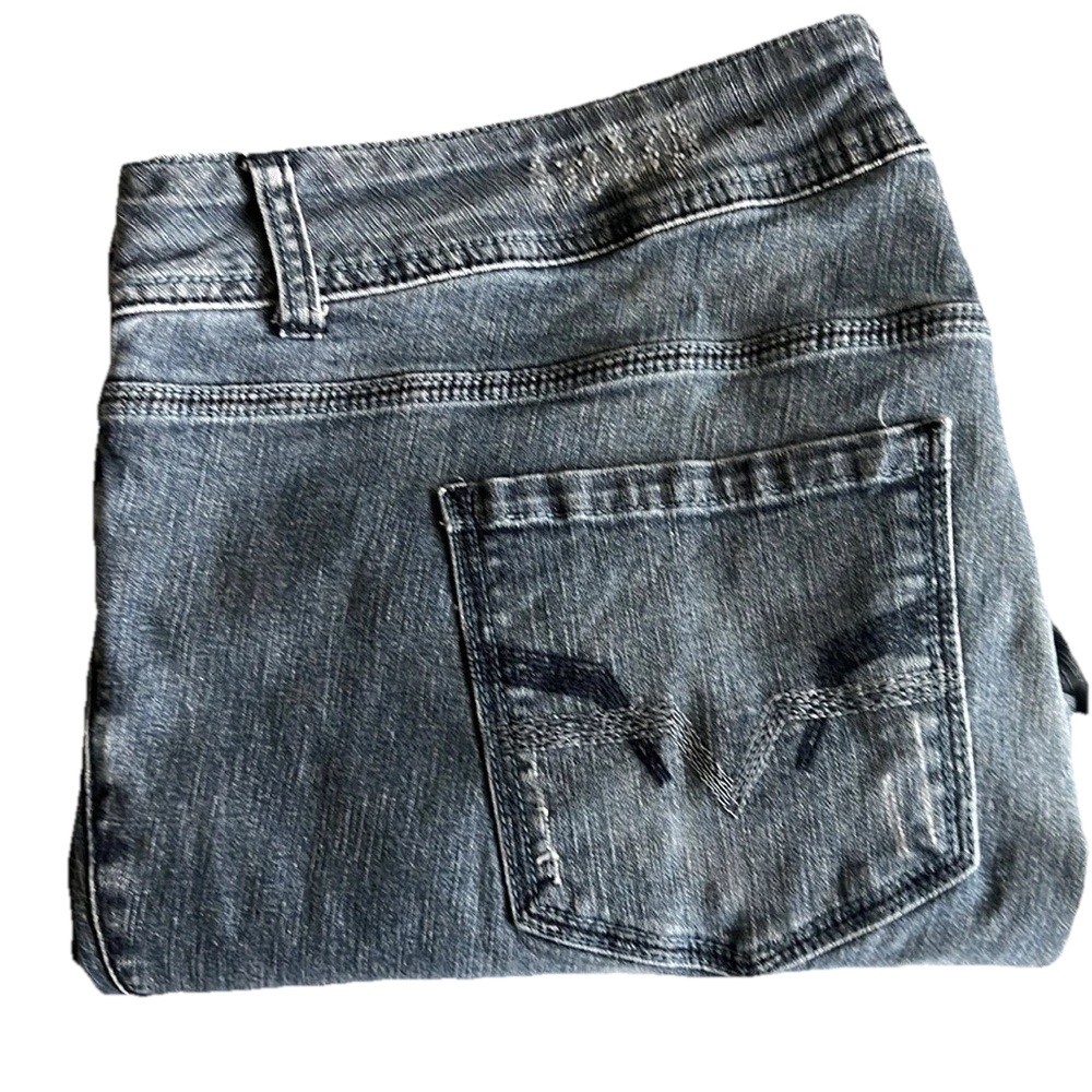 Torrid Boot Cut Jeans Women 22 Blue Contrast Stitching Vintage Tag Denim Plus