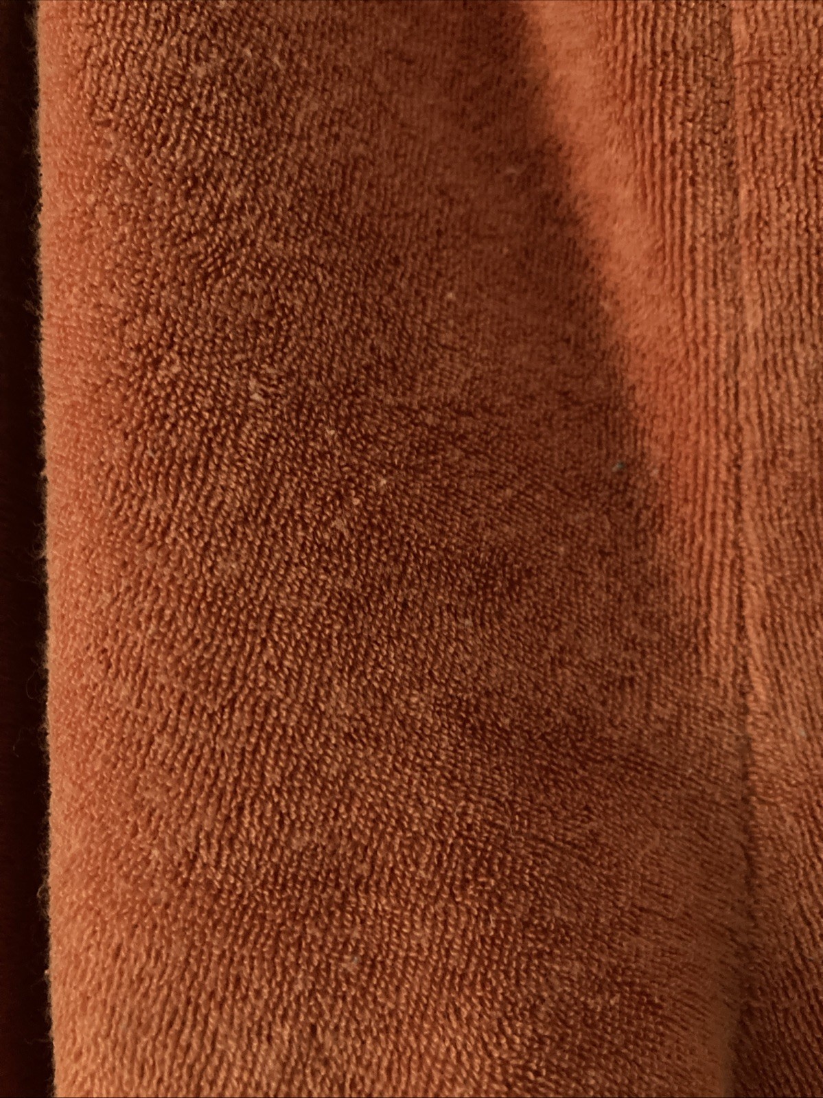 Vintage 80s Real Clothes by Saks Fifth Ave Sz M Orange Terry Cloth Pull-On Pants