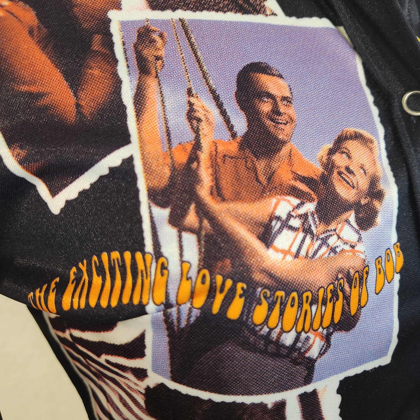 SIXTY Love Affairs Shirt: Sz M Romance Collage Made In Italy Y2K Vintage RARE
